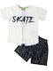 Mamma Natura Kinderbekleidungssets Bluse mit Shorts Baumwolle