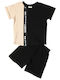 Mamma Natura Kinderbekleidungssets Bluse mit Shorts Baumwolle