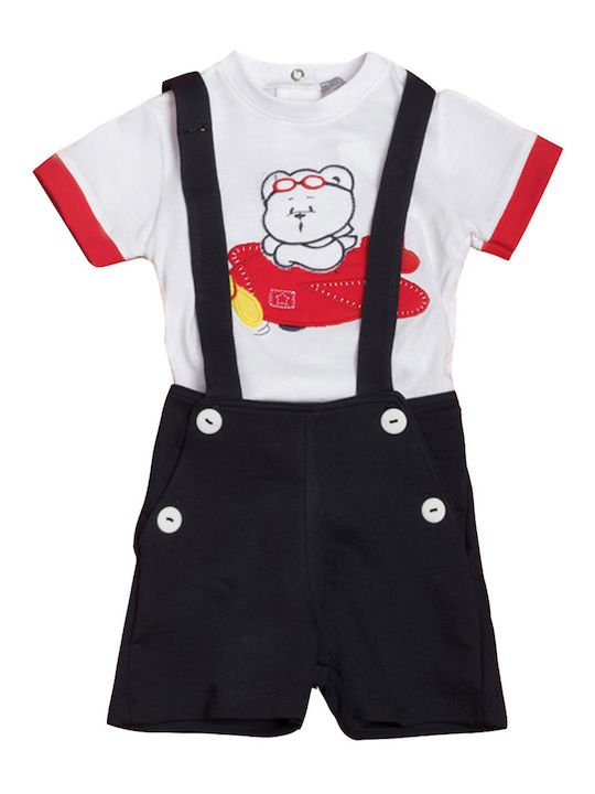 Set Shirt Overalls Baby Boy 9-12 Months-105696