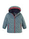 Killtec Waterproof Kids' Casual Jacket Short with Hood Turquoise