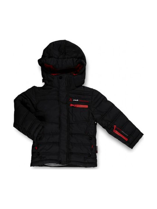 Peak Mountain Kids Coat Ecairop Black