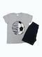 Kids Pajamas for Children Aged 2-6 Summer Gray 2021311 Gray