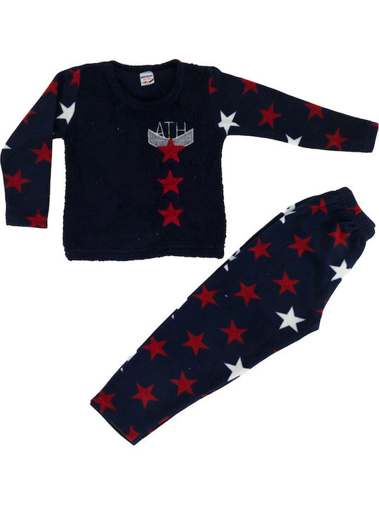 Bonito Halat pentru copii De iarnă Fleece BLUE