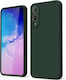 Orso Rubber Silk Back Cover Σιλικόνης Γκρι (Galaxy S25 Edge)