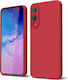 Orso Rubber Silk Back Cover Σιλικόνης Γκρι (Galaxy S25 Edge)