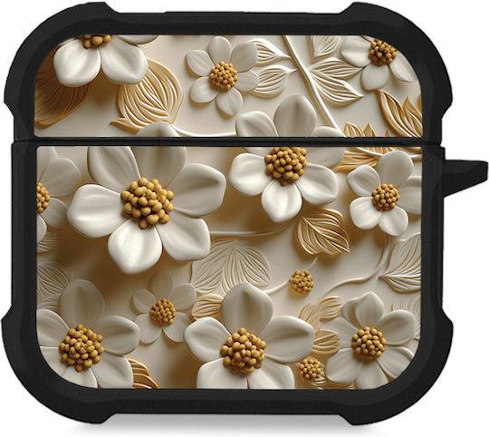 Sonique 3d Flower Series Калъф в Бял цвят за Apple AirPods 4
