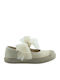Vulladi Kids Ballerinas with Hoop & Loop Closure Gray
