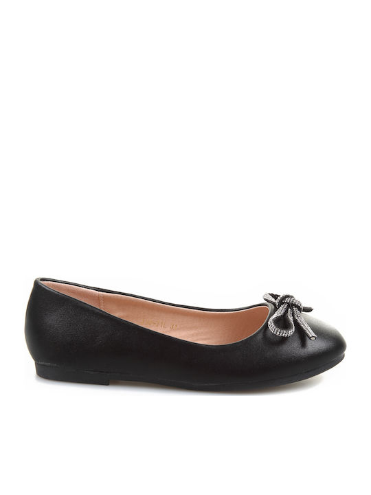 Μπαλαρίνα Παιδική Fshoes 230/71.00 Fshoes Μαυρο