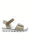 Crocodilino Kinder Sandalen Anatomisch Gold