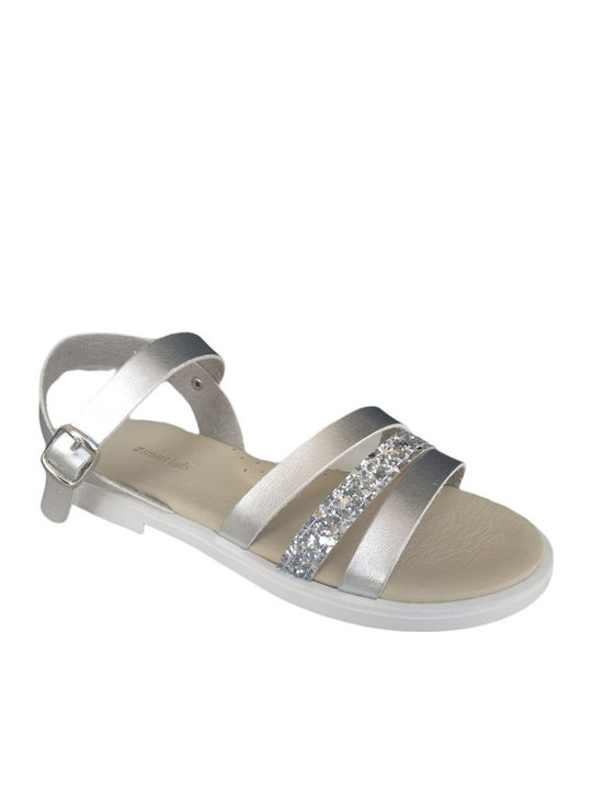 Smart Kids Kids' Anatomic Sandals Girl Glitter White Silver Sir332