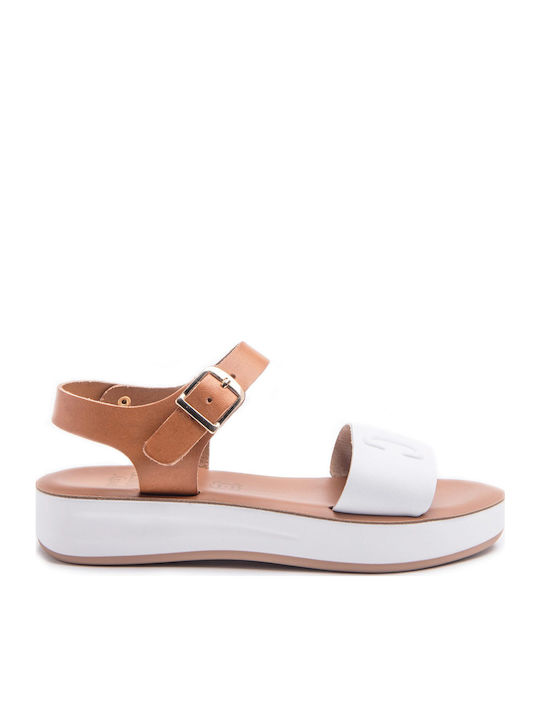 Pretty Soft Sandale Copii Albe