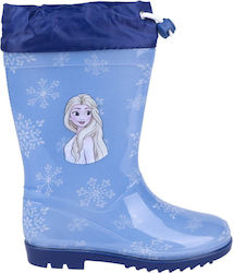 Disney Kids Wellies Frozen Light Blue