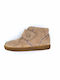 Falcotto Anatomisch Kinderstiefeletten mit Klettverschluss Beige