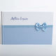 Blue Guest Book Guestbook Galazio Caro 80 Pages White 30x21 Cm Dfb01