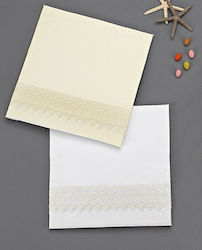 Christening Oilcloth Set Lace 28251 Ecru