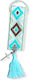 Christening Charm Keychain Handmade Light Blue 50 Pieces