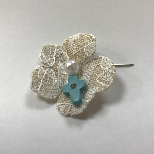 Palma Emporio Christening Charm Pin Beige 50 Pieces 16202 Blue