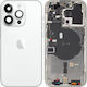 Apple iPhone 14 Pro Battery Cover Middle Frame Silver Swap