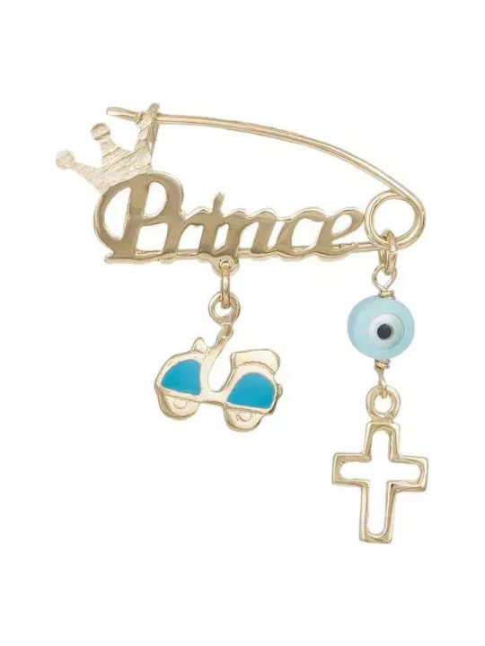 Χειροποίητη Παραμάνα Prince K9 Μηχανάκι 041315 041315 Χρυσός 9 Καράτια