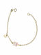 Paraxenies Kids Bracelet Chain from Gold-plated Silver with Crown