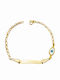 Savvas Design Kids Bracelet ID from Gold 14K