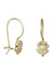 Kinderohrringe K14 Blumenanhänger Zirkon 032391 032391 Gold 14 Karat
