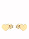 Kids Earrings Heart Shapes Surgical Steel Hypoallergenic