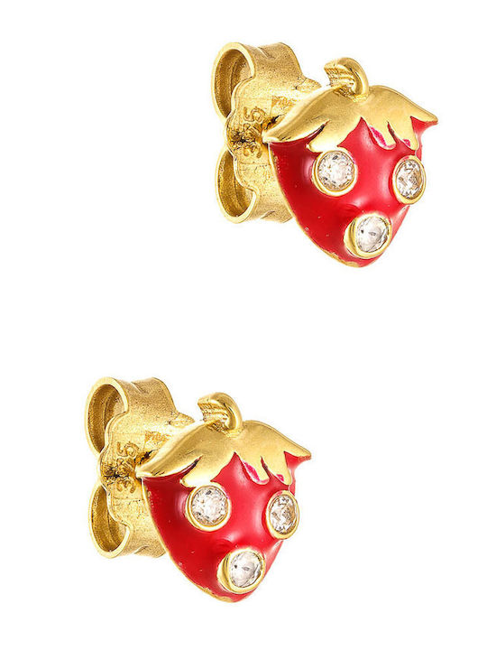 Kritsimis Хипоалергенни Детски Обеци Studs от Злато 9K