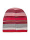 Kids Beanie Boys Cool Stripes Red