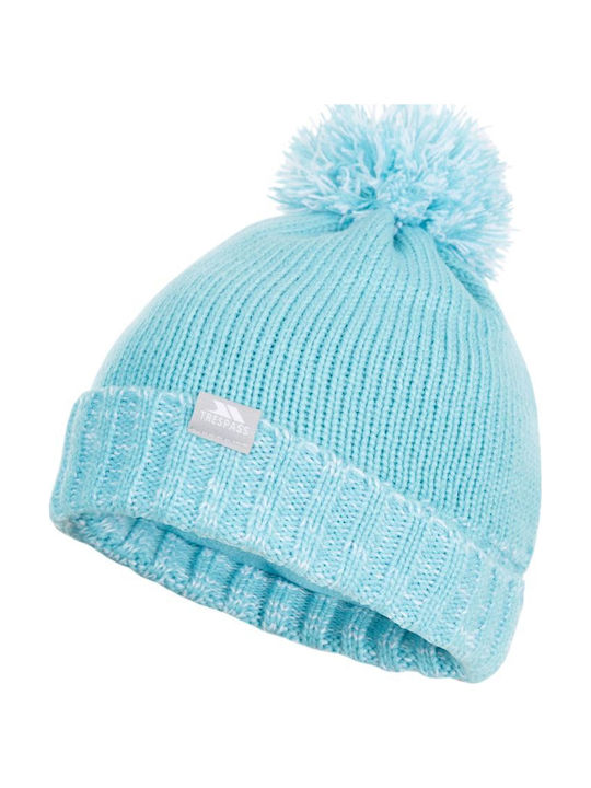 Trespass Kids Beanie Knitted Turquoise
