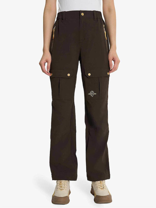 Cordillero Femei Lung Pantaloni de drumeție Maro