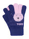 Kinderhandschuhe Lila