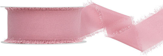Chiffon Ribbon Dark Dusty Pink 40mm/10m