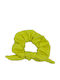 Χειροποίητο Scrunchie Κίτρινο Φλούο "scrcas0010"