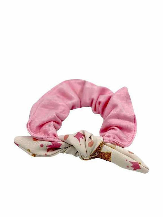 Χειροποίητο Scrunchie Ροζ "scrgir0017"