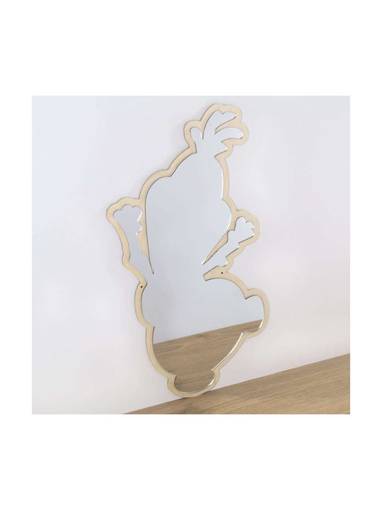 Παιδικός Καθρέπτης Ο Χιονάνθρωπος Plexiglass Καθρέπτη Ασημί Συσκευασία Δώρου Αγόρι