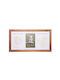 Triple Wooden Picture Frame for Kids Photos Dark Brown Odcisk Bobasa