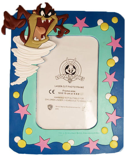 Looney Tunes Taz-σίφουνας Κορνίζα Pvc 22x20cm