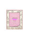 Kids Pink Silver Coating Photo Frame 9 x 13 cm