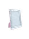 Silver Photo Frame Kids Design Pink Bear Brera Italy 9x13