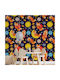 Embossed Wallpaper Space Foxes