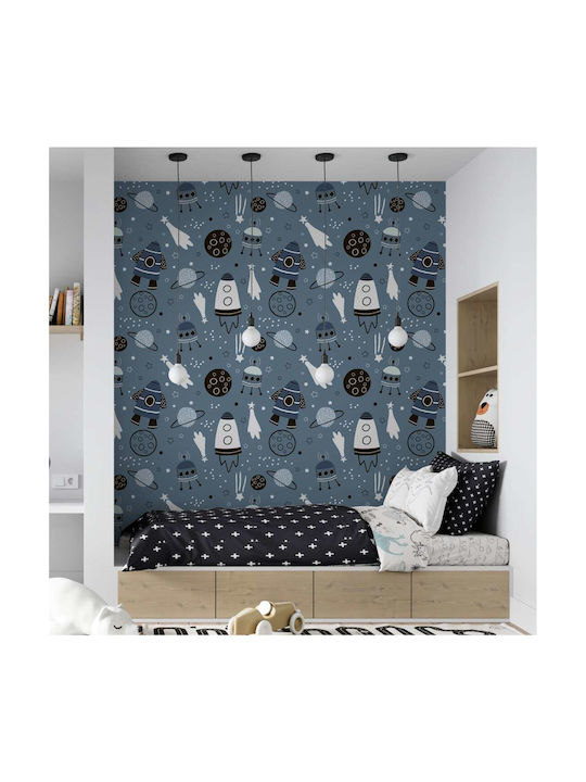 Embossed Wallpaper Space World