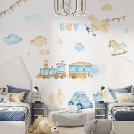 Themen Wandsticker Boy's World 145x83cm