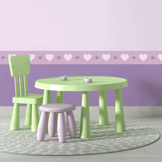 Граница за стена с сърца 125x15см
