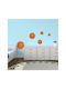 Caravelshop Autocolant Decorativ pentru Copii Perete 86x36buc