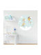 Runder Kinder Wandkunst Pvc Fliegende Tierbabys 50x50cm