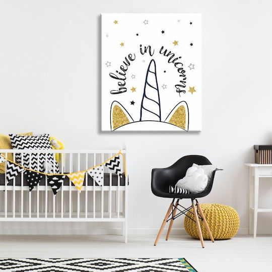 Детски Панел Believe In Unicorns 70x60см