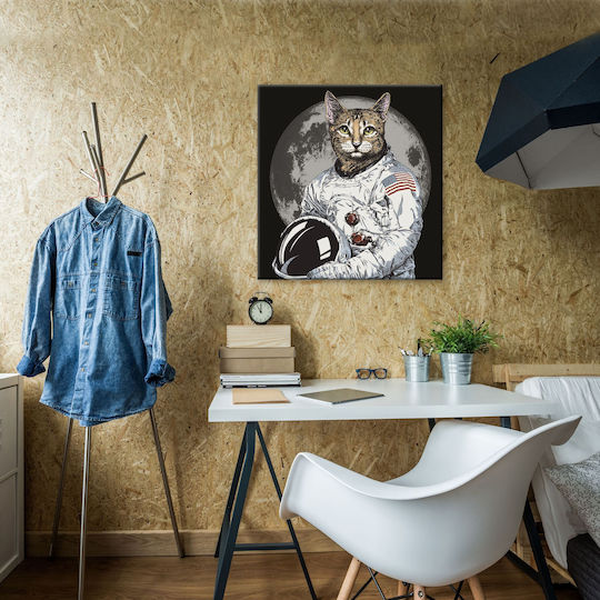 Πίνακας Καμβά Astro Cat 50x50cm