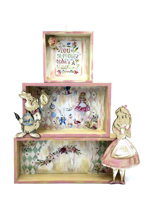 LiebeQueen Kids Framed Wall Painting Set 3pcs