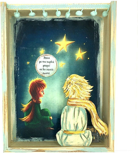 Illuminated Framed Led Little Prince Night